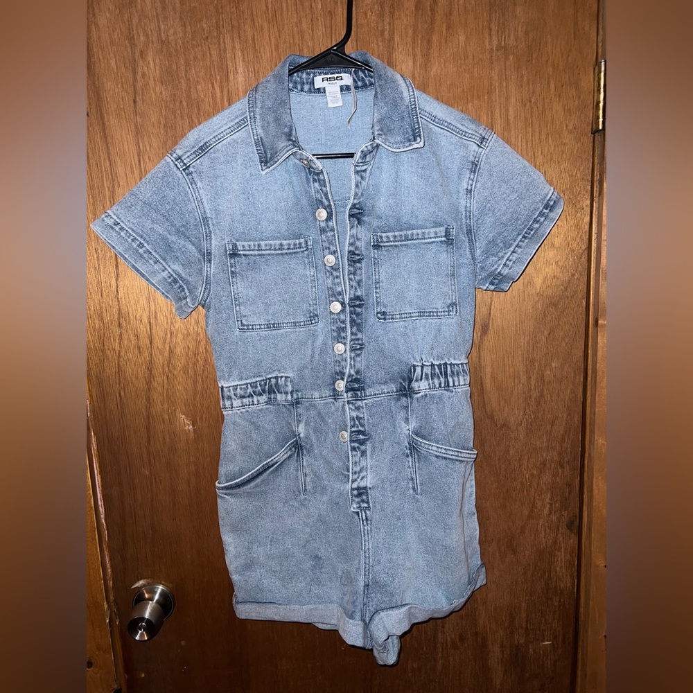 Blue Jean Romper